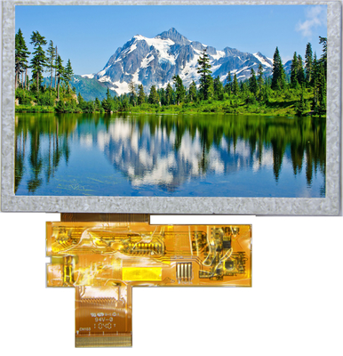 Punkte TFT die 5,0 Zoll-800x480 färben Lcd-Anzeigen-Modul mit der 450 Nissen-Hintergrundbeleuchtung für Foto-Rahmen